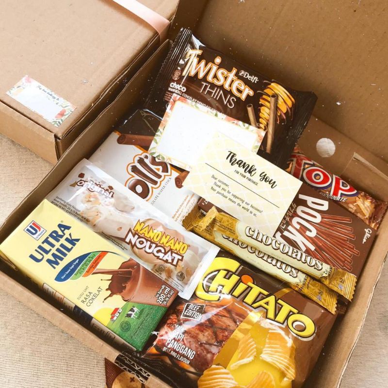 [COD] SNACK BOX CHOCO / SNACK BOX UNIK / HAMPERS LUCU / SNACK BOX MURAH / KADO MURAH / KADO UNIK /