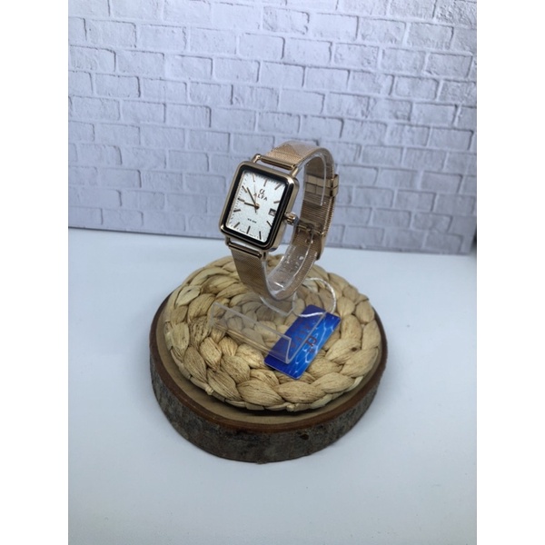 Jam tangan WANITA ALFA RANTAI PASIR 88143L ORIGINAL 1000%