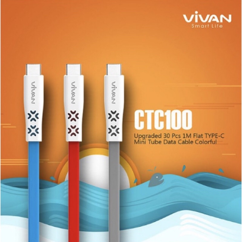 Vivan CTC100 Kabel Data Android Type C Original