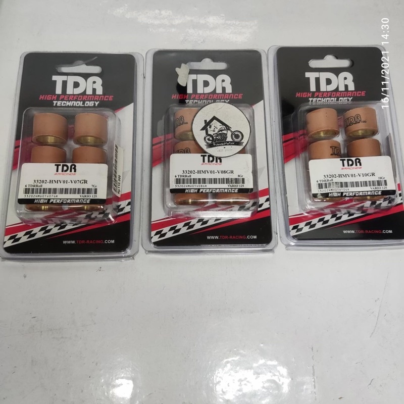 Jual Roller TDR Vario 125 150 Genio Tersedia 7 8 9 10 G Gr Shopee