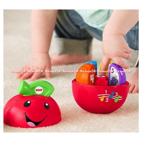 Fisher Price Laugh&amp;Learn Learning Happy Apple Mainan Edukasi Bayi Bentuk Apel