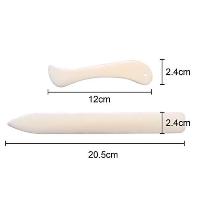 

GRATIS ONGKIR 2pcs (1set) Bone folder, pelipat kulit & kertas, creaser, scoring tool AP453