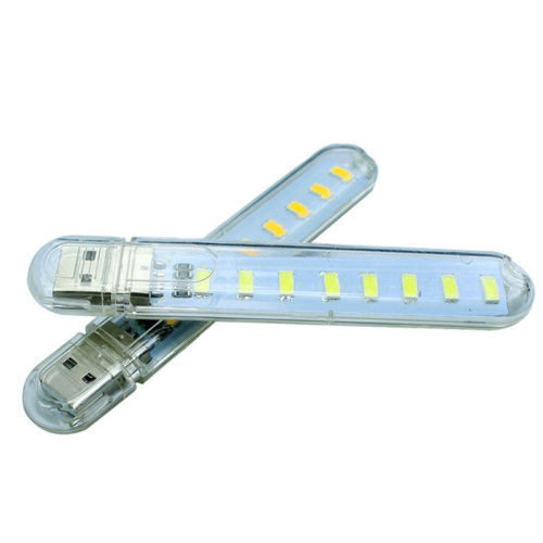 Lampu Malam USB 8 LED Hemat Energi