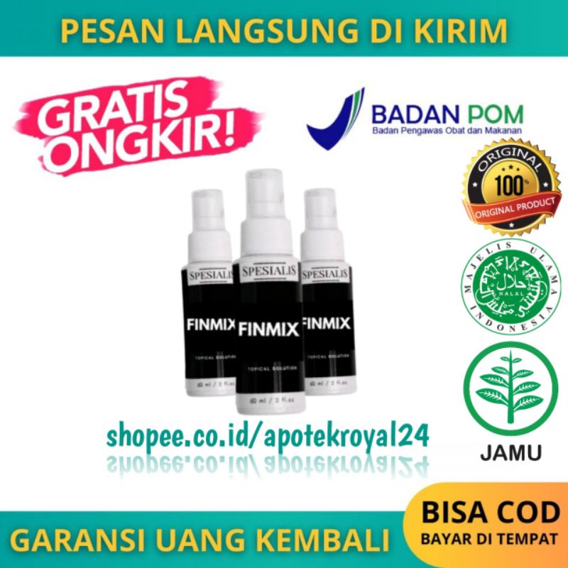 FINMIX HAIR SERUM FINMIX SPESIALIS RAMBUT ORIGINAL ATASI RAMBUT RONTOK PENUMBUH RAMBUT AMPUH