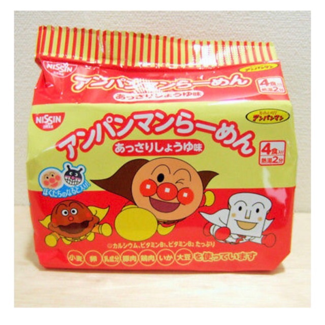 D547 NISSIN ANPANMAN RAMEN 4P (CUP NOODLE FOR KIDS)