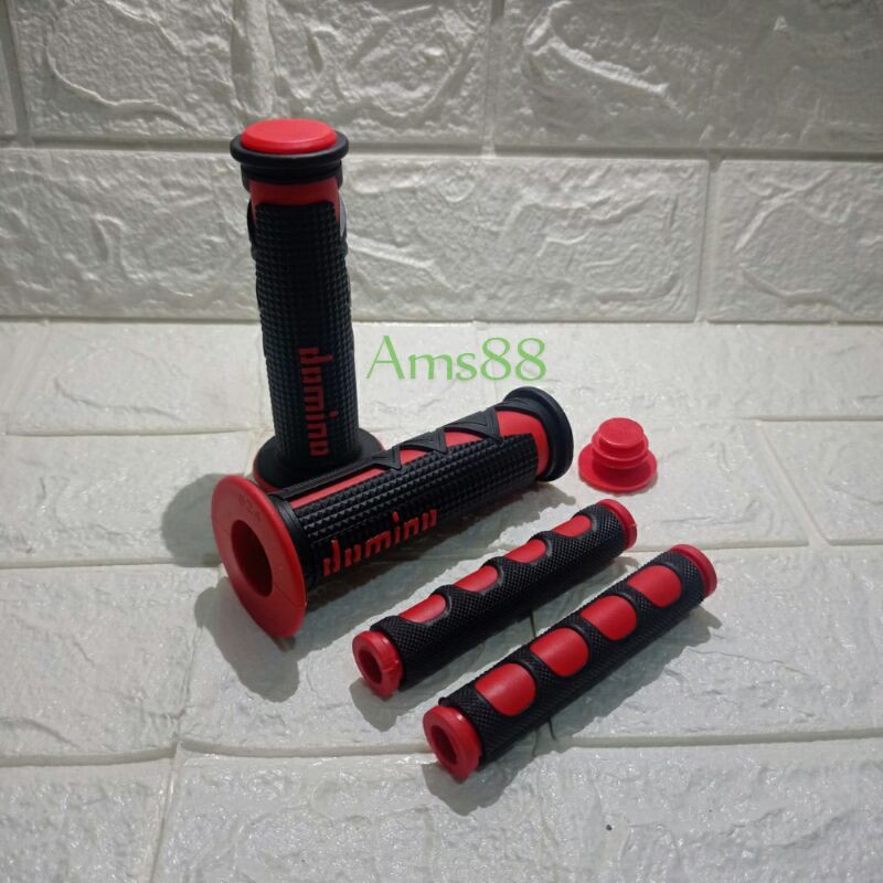 Paket Variasi Motor Hemat 2 Item Handgrip Domino Motor + Plus Variasi Karet Handle Rem Jari Motor