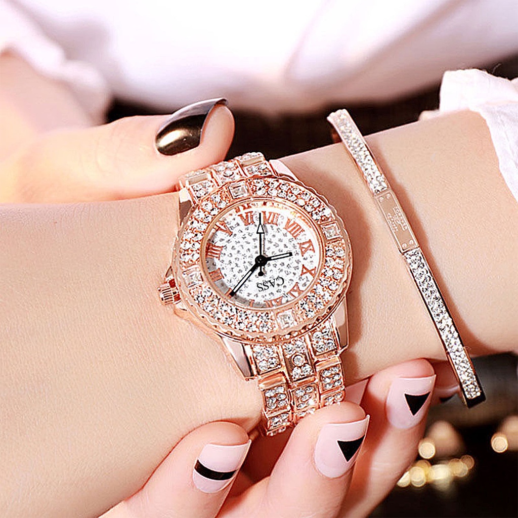 100% Aman Jam Tangan Wanita Tahan Air Jam Tangan Wanita Original Asli Mewah Starry Watch Wanita I