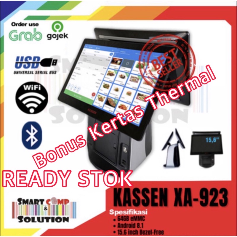 Mesin Kasir Kassen XA-923 TouchScreen Printer Thermal 80mm - POS XA923