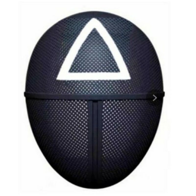 topeng squid game segitiga untuk anak dan dewasa