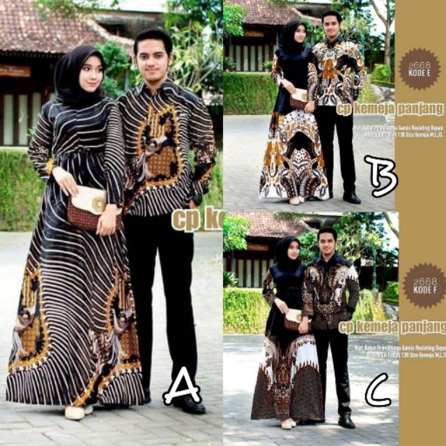 Maura Couple - Sania Ruffle Batik Couple ori Ndoro jowi DNT Garansi Termurah