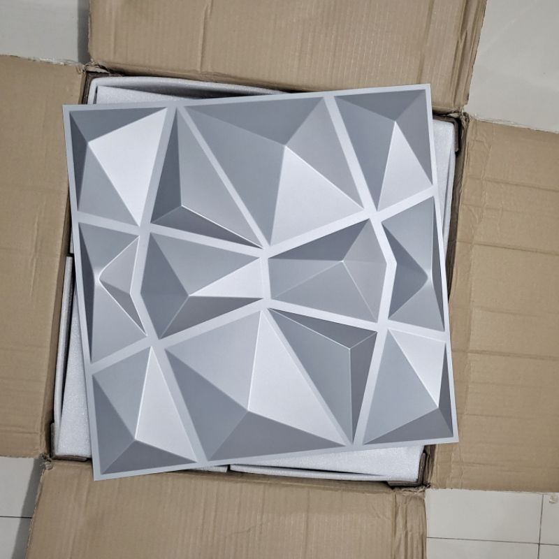 Wallform - Wall Panel 3D Pvc Warna Wallpaper Dinding Wallpanel Pasti Diskon