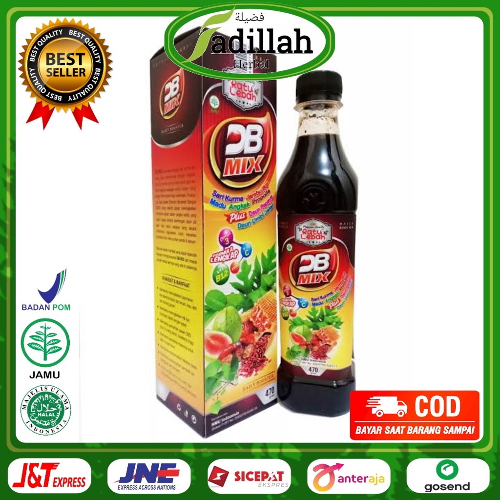 SARI KURMA ANGKAK DB MIX RATU LEBAH 470 gram