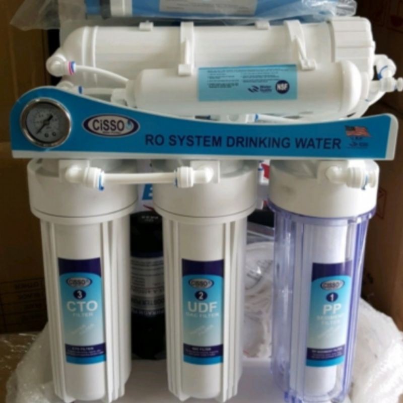mesin filter air RO cisso 500 gpd 5 step