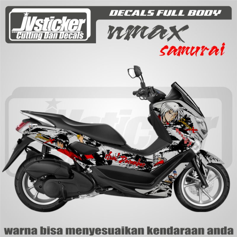 sticker decals full body nmax 155 samurai x