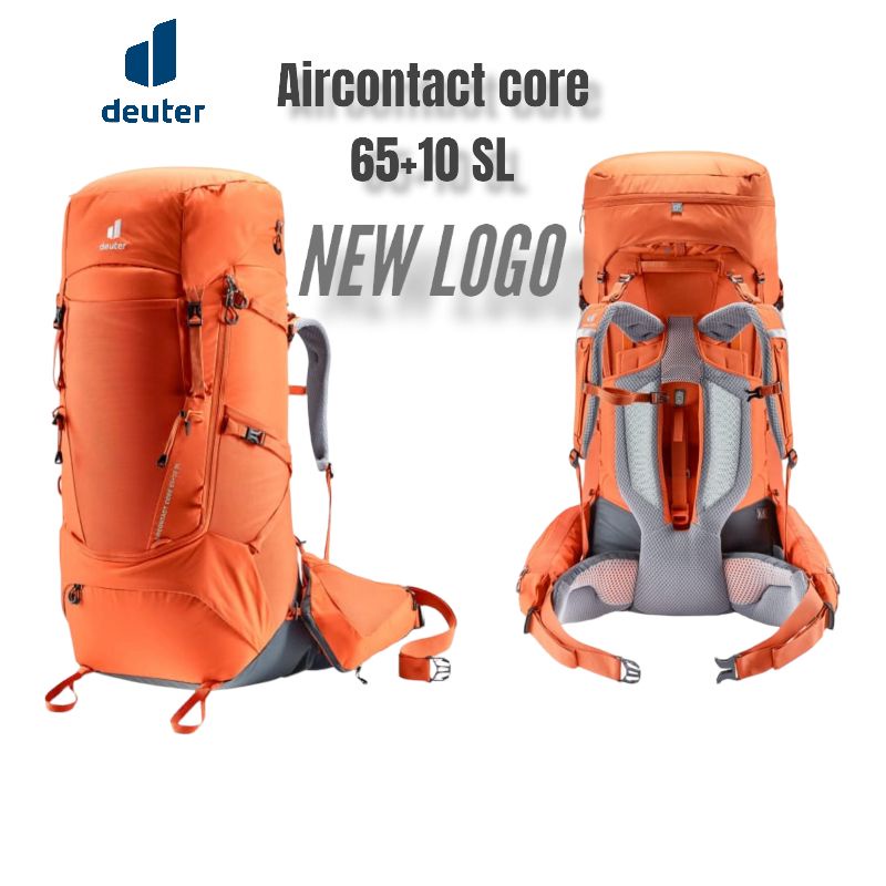 TENDAKI •Tas Deuter Aircontact Core 35+10SL | 40+10 | 55+10SL | 60+10 | 65+10SL | 70+10 •Trekking Backpack