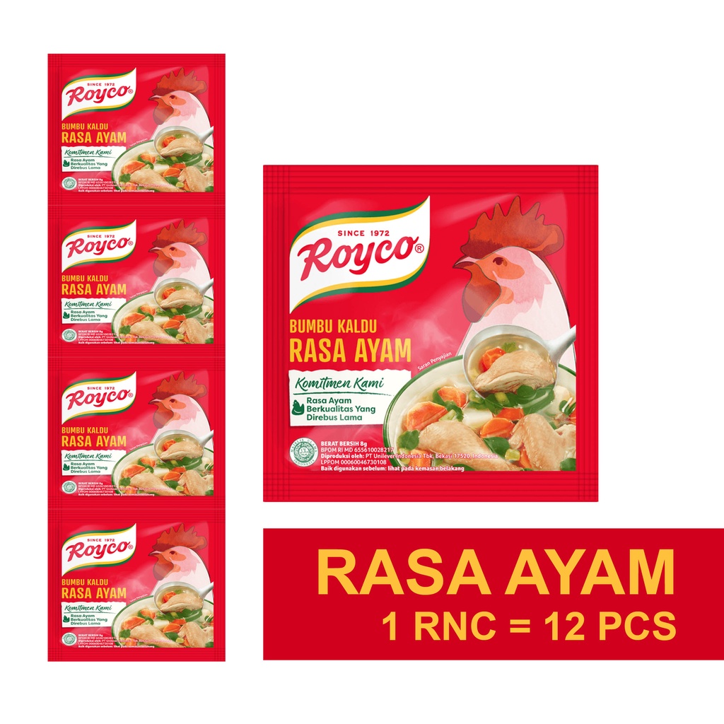 

Royco Ayam 8gr Renceng