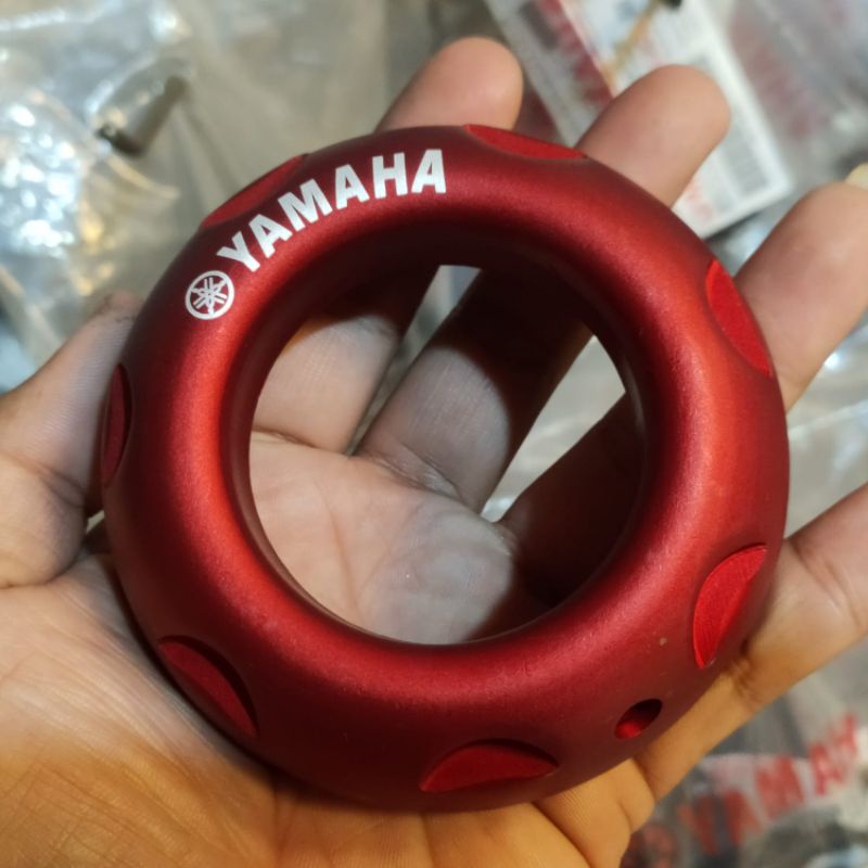 end cup nouvo Z original thailand corong knalpot nouvo Z original yamaha thailand merah