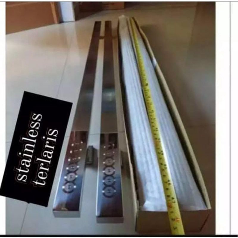 60cm Handle tarikan pintu rumah stainless Bulat polos- gagang pintu rumah panjang 45cm