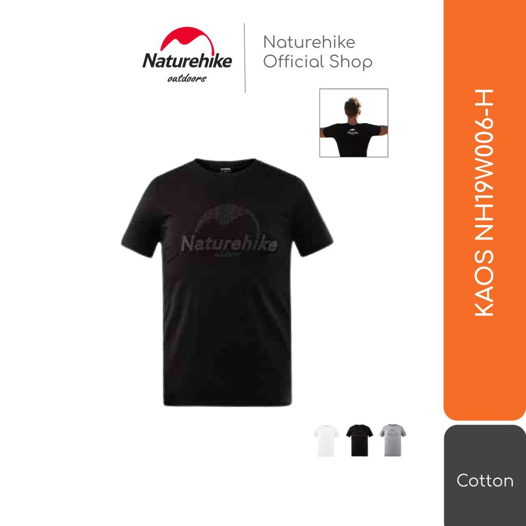 Naturehike Kaos Nh19W006-H Baju T-Shirt Hiking Camping Outdoor Katun