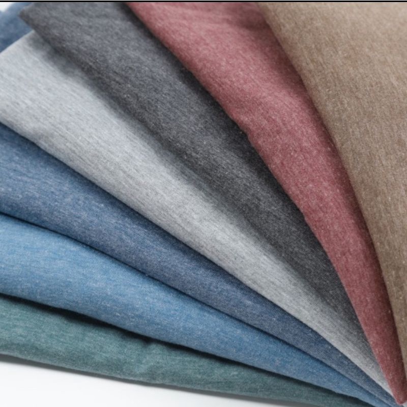 kaos polos murah/biru misty