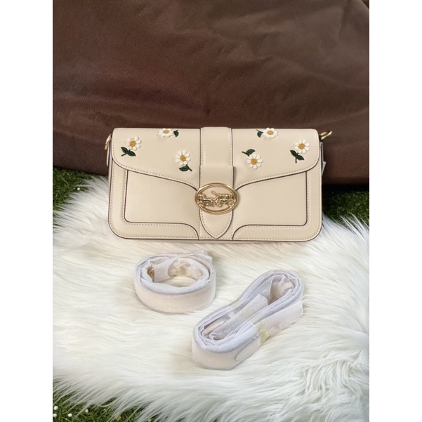 ORIGINAL COACH GEORGIE SHOULDER BAG W/ DAISY