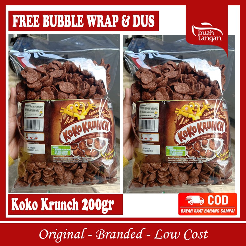 

Koko Krunch Snack Kiloan Murah Original Branded Buah Tangan Kemasan 200gr
