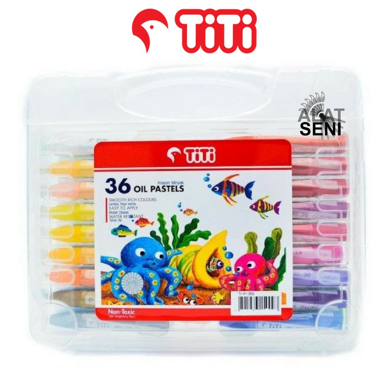 

TITI Oil Pastels 36 Warna / Crayon Oil Pastels Set 36