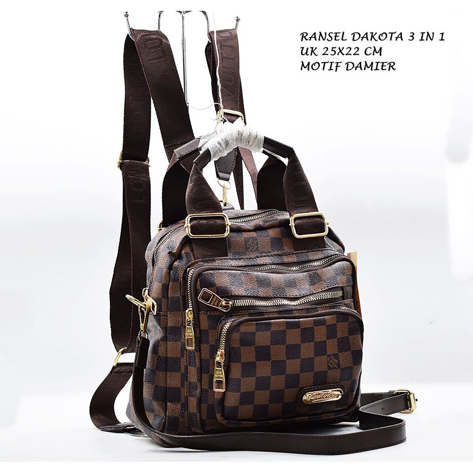 TAS IMPORT WANITA LV RANSEL DAKOTA 3IN1 (3 TALI)