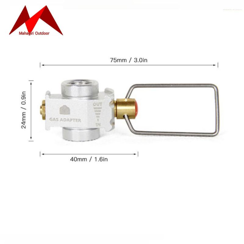 Adaptor shifter gas refill isi ulang canister adapter konektor kompor camping