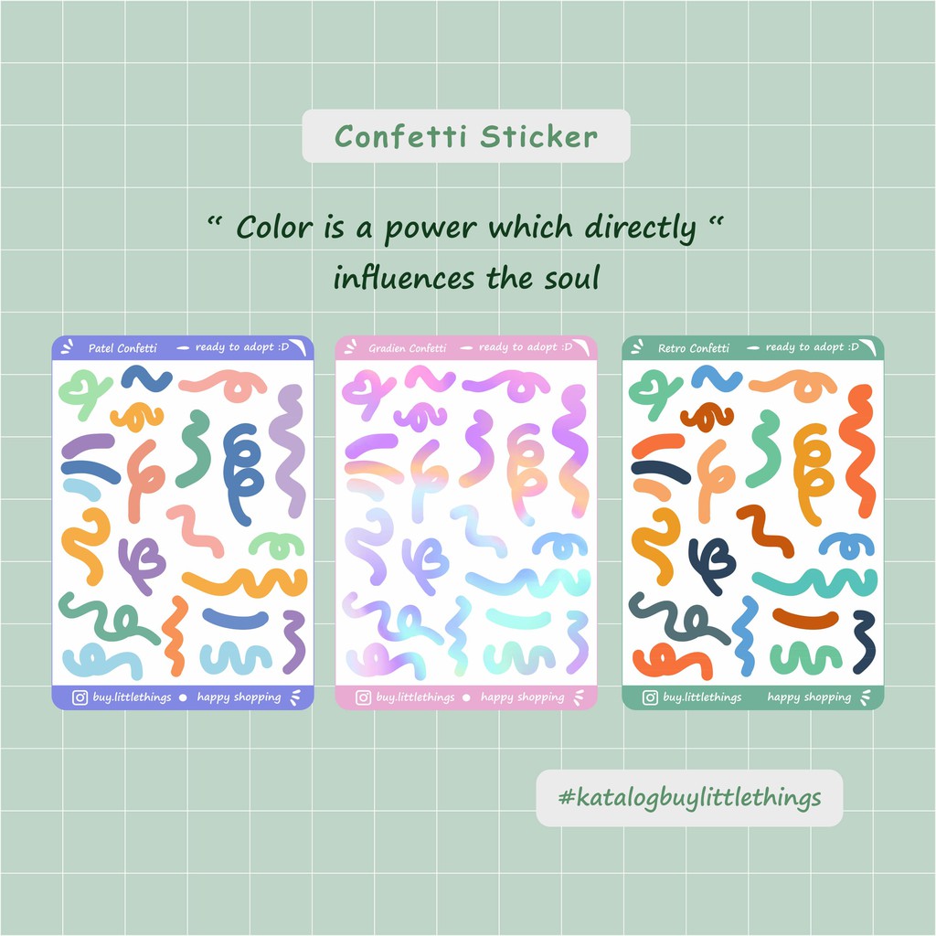 

Stickers / Confetti Stickers / Deco stickers