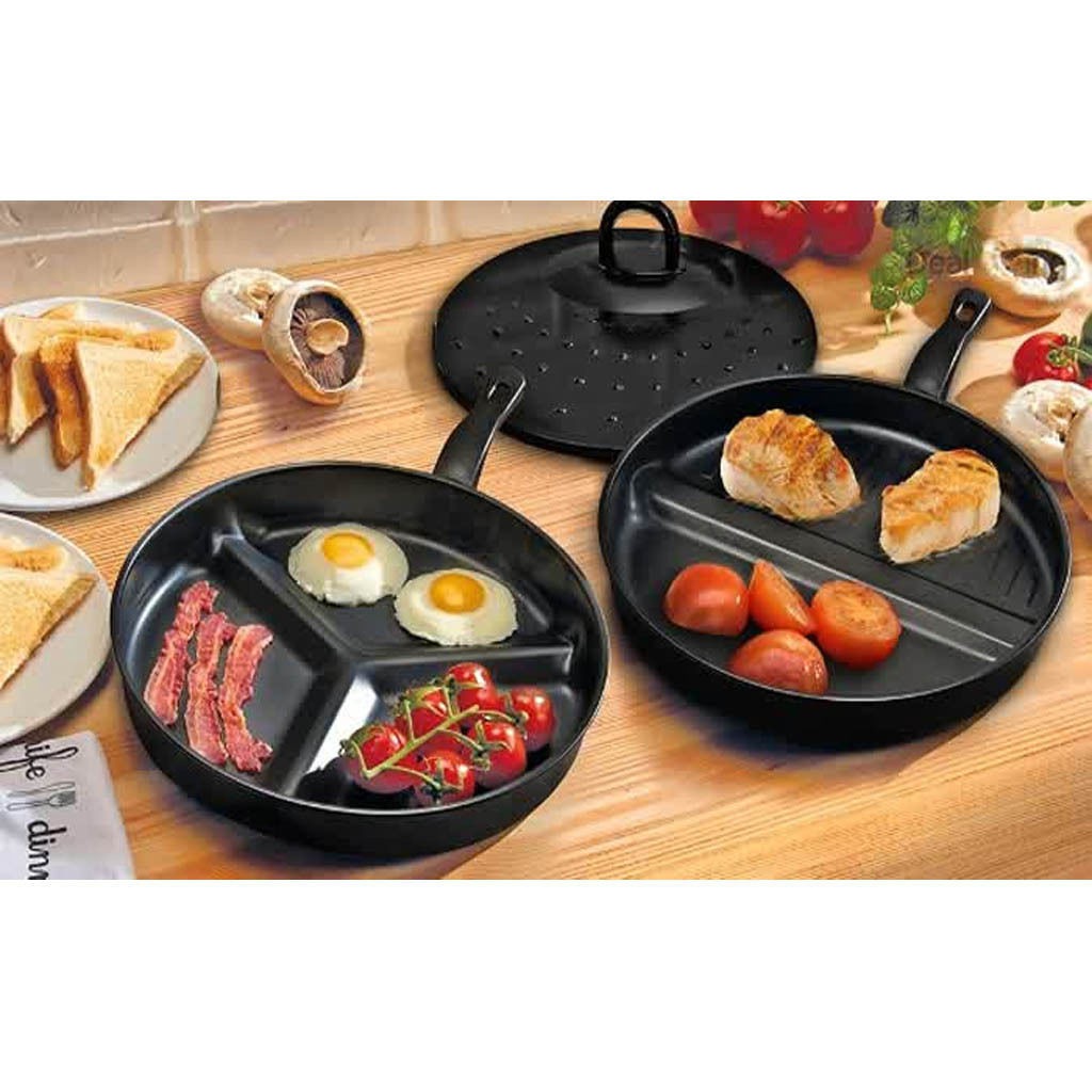 WAJAN TEFLON SEKAT 3 HEMAT DIVIDE WONDER PAN