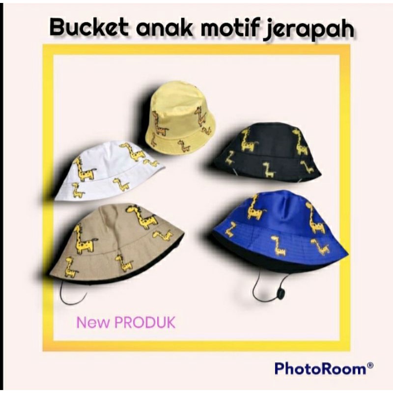 TOPI BUCKET JERAPA ANAK