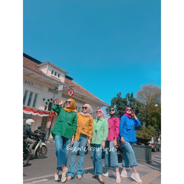 ESEMEL KEMEJA RAINBOW ORIGINAL