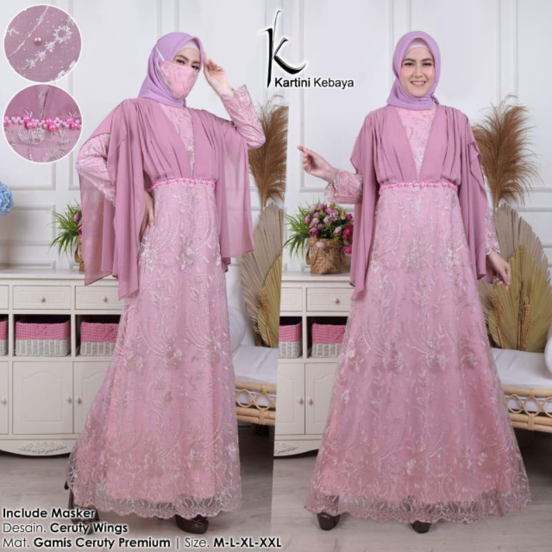 GAMIS SERUTY PREMIUM/GAMIS SELENDANG/GAMIS TULLE TERMURAH