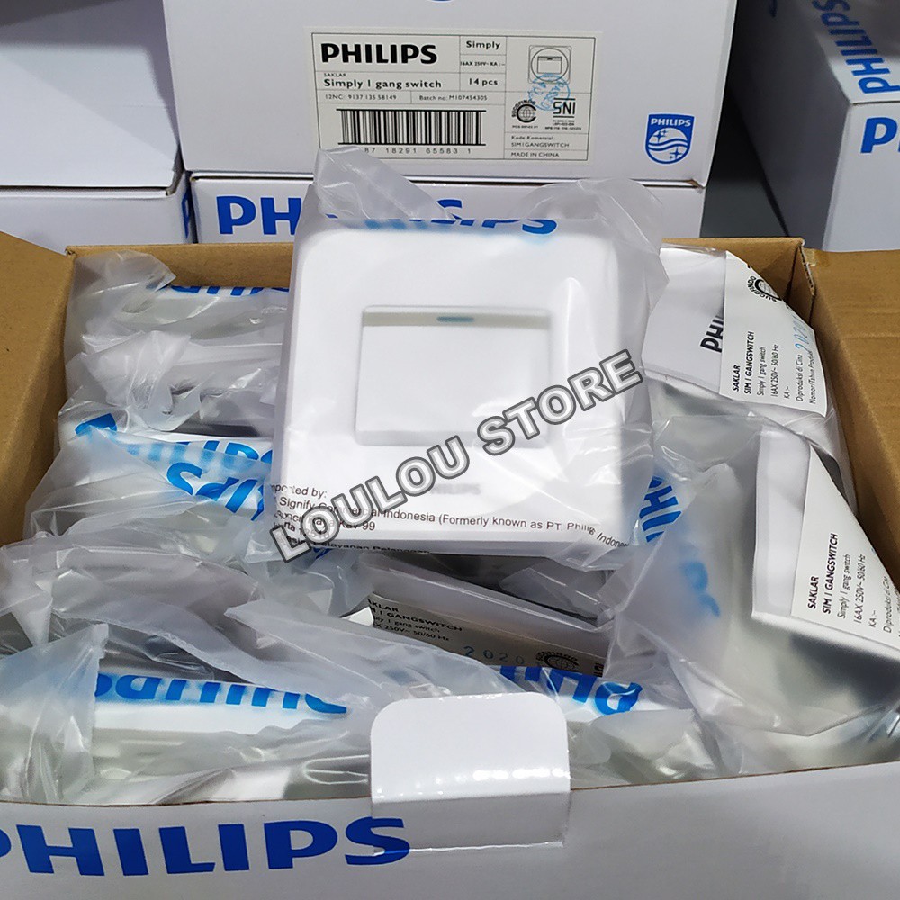 Saklar Engkel Single Inbow Tanam IB PHILIPS PHILIP Saklar Tunggal Saklar Single