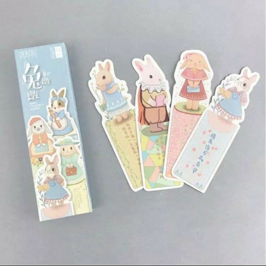 

Pembatas Buku / Penanda Buku / Bookmark Lucu - Kelinci
