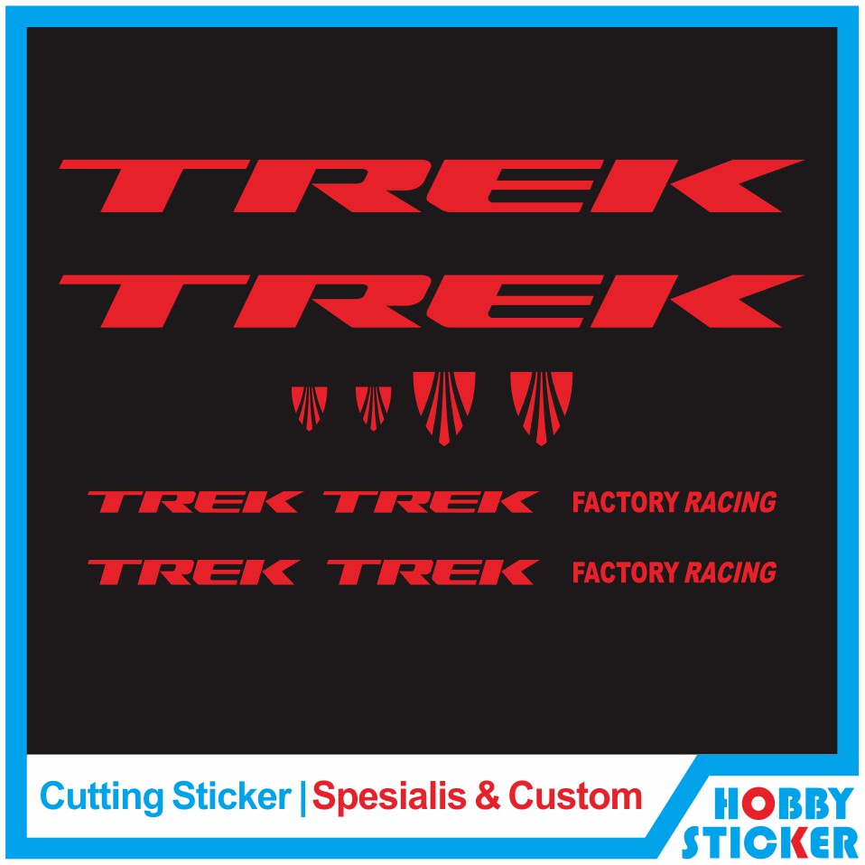 Decal Frame Trek Sticker MTB Stiker Sepeda Custom