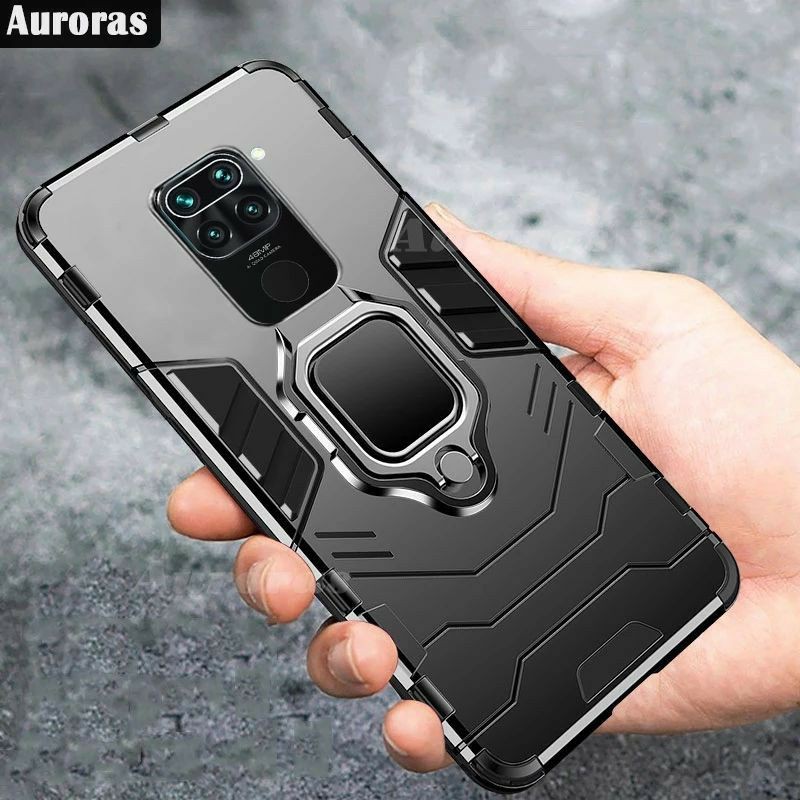 Case Robot Ring Ironman Xiaomi Redmi note 10 5G Poco M3 Pro 5G Redmi note 9 Poco M3 Redmi note 9 pro