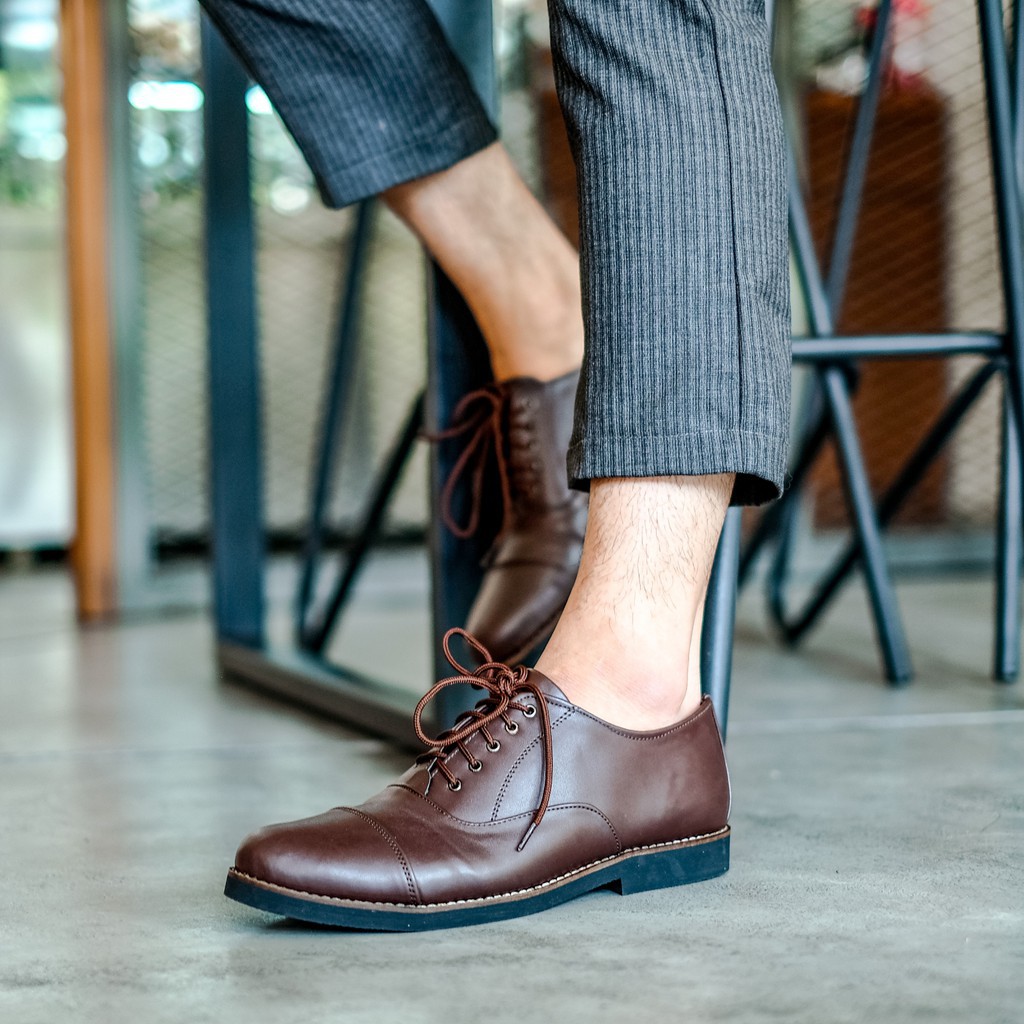 HARRISON BROWN |ManNeedMe x Jack| Sepatu Oxford Pria | Pantofel Formal