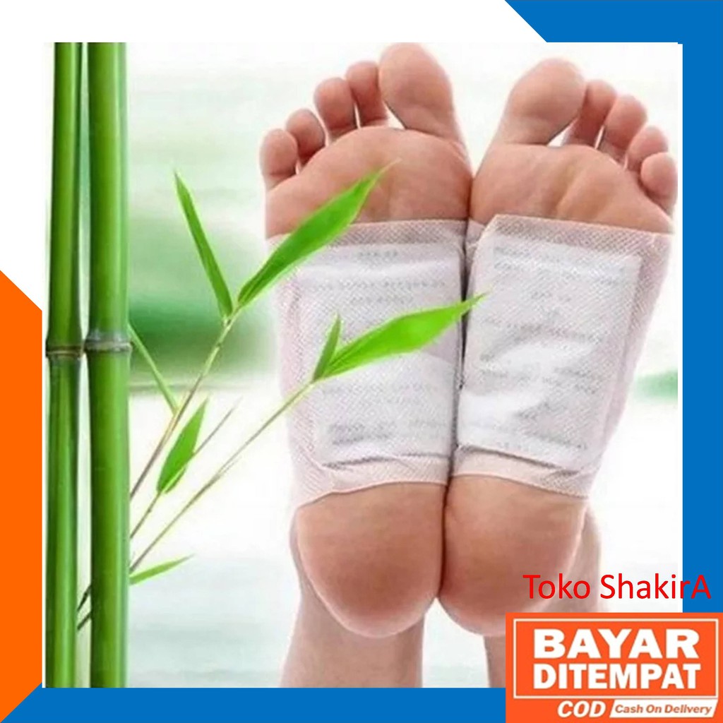 Kinoki Gold Detox kaki original Koyo Asli Alat Terapi Refleksi Cleansing Detox Foot pads