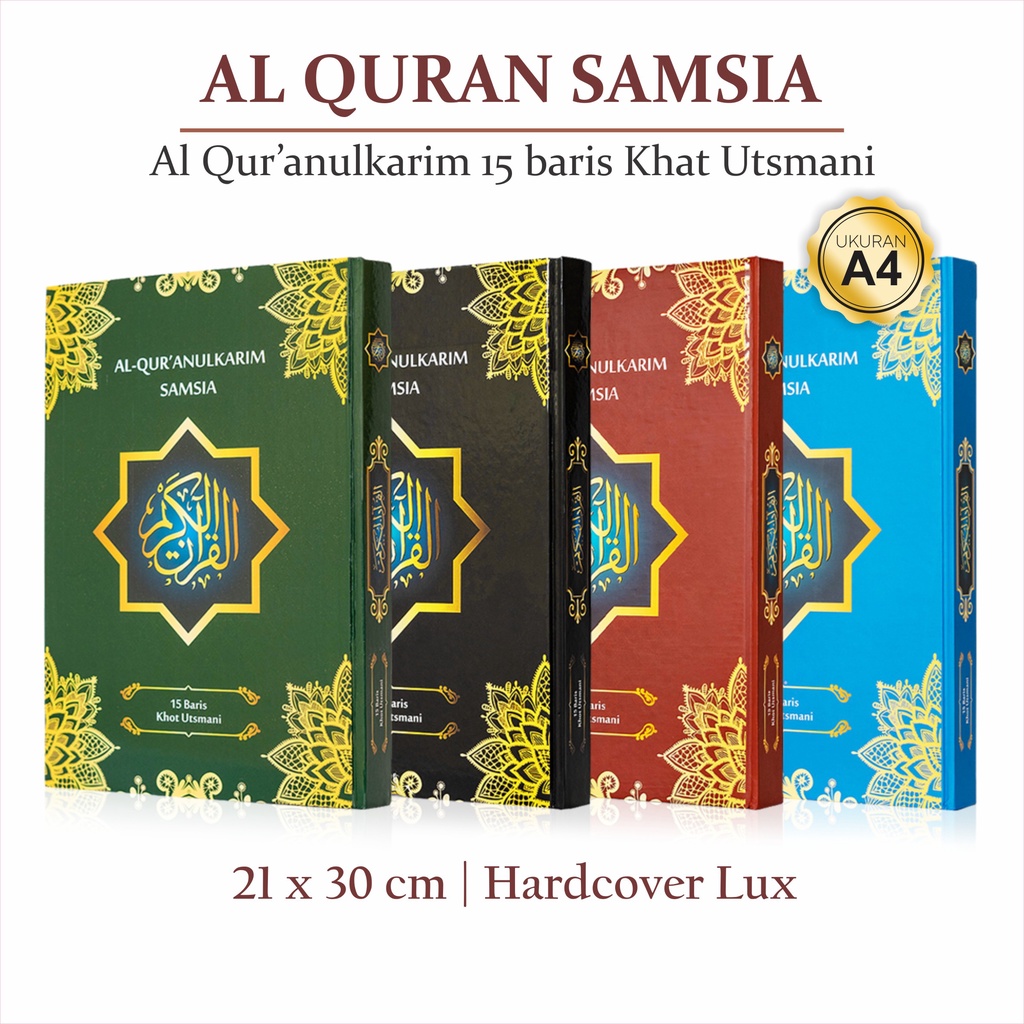 Jual Al Quran Besar Alquranulkarim Samsia A4 Alquran Non Terjemah 15 ...