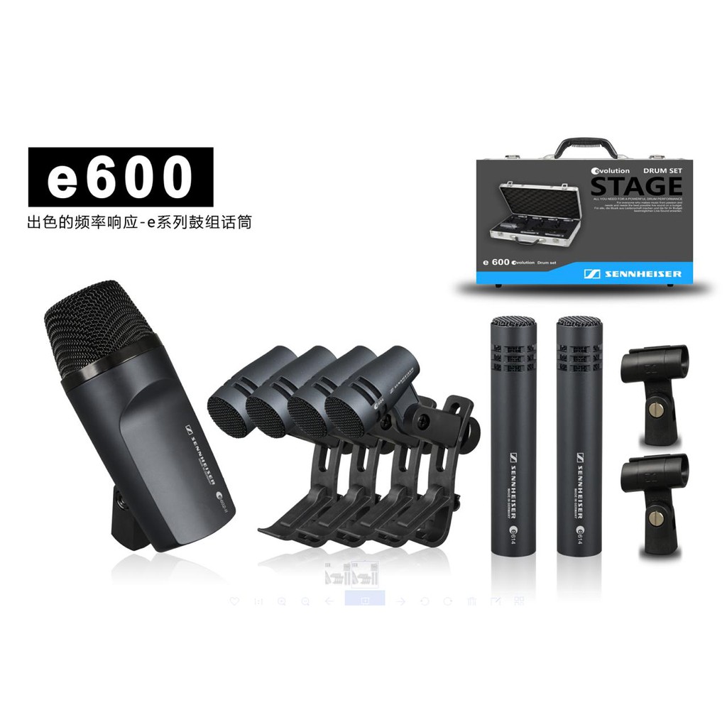 Mic Drum Sennheiser E 600 Mic Drum kit Sennheiser E-600 Sennheiser E600 Original Made in Germany