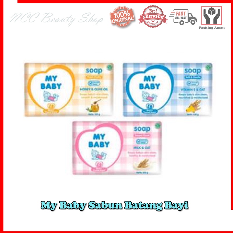 * NCC * My Baby Sabun Mandi Bayi Batang Bar Soap New Fragance Lembut Di Kulit Teruji Klinis