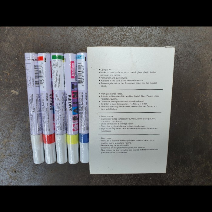 

Wow Spidol Sakura Kocok Opaque Oil Base Paint Marker Permanen Japan Satuan Limited