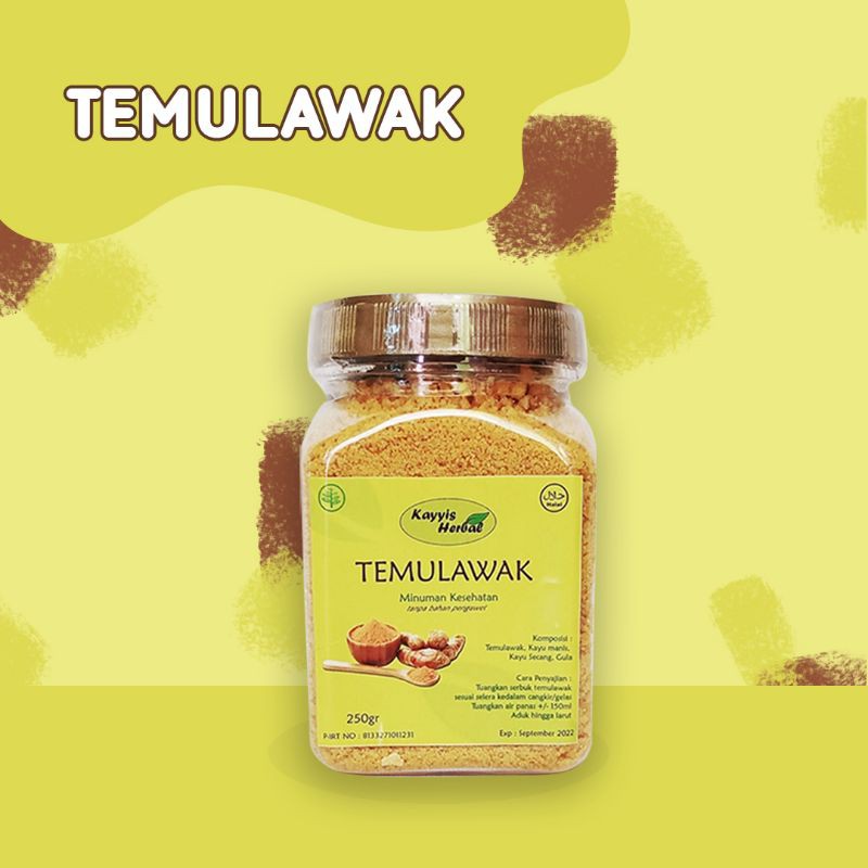 

Kayyis Herbal – Temulawak Bubuk Instan 250gr Original