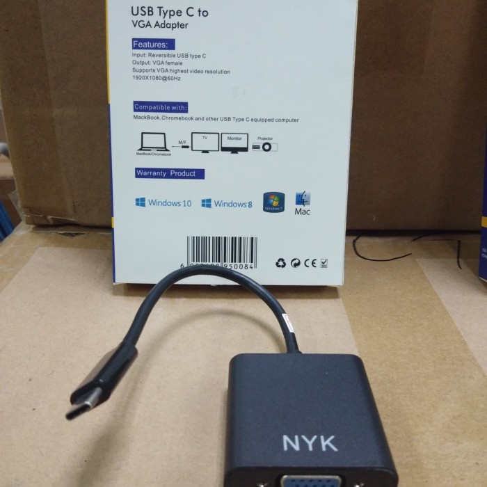 Converter USB 3.1 Type C To VGA Nyk