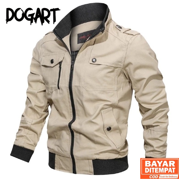 JAKET BOMBER POLOS KLASIK PARKA SUMMIT MILITARY KANVAS PRIA WANITA ORIGINAL