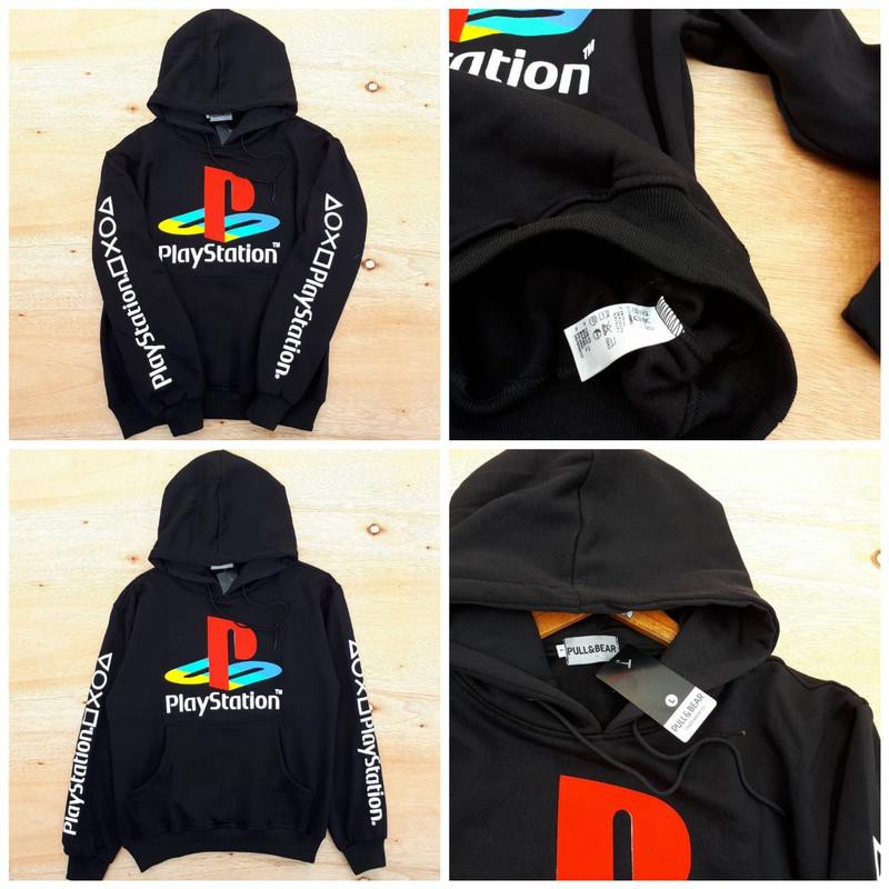 playstation hoodie pull and bear