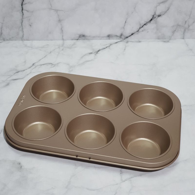 suncity 6s muffin cup cake baking pan / loyang kue