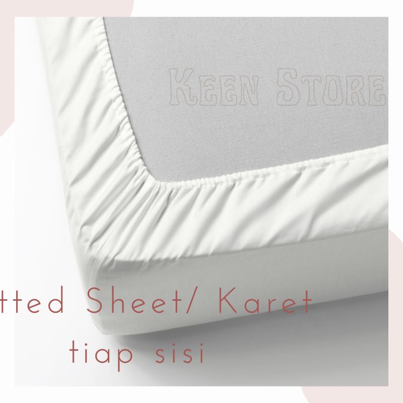 Sprei Seprai Aesthetic Emily Khaki Estetik Single King Queen Kasur no 1 2 3 4 90x200 100x200 120x200 160x200 180x200 Bedsheet Kotak Krem Coklat